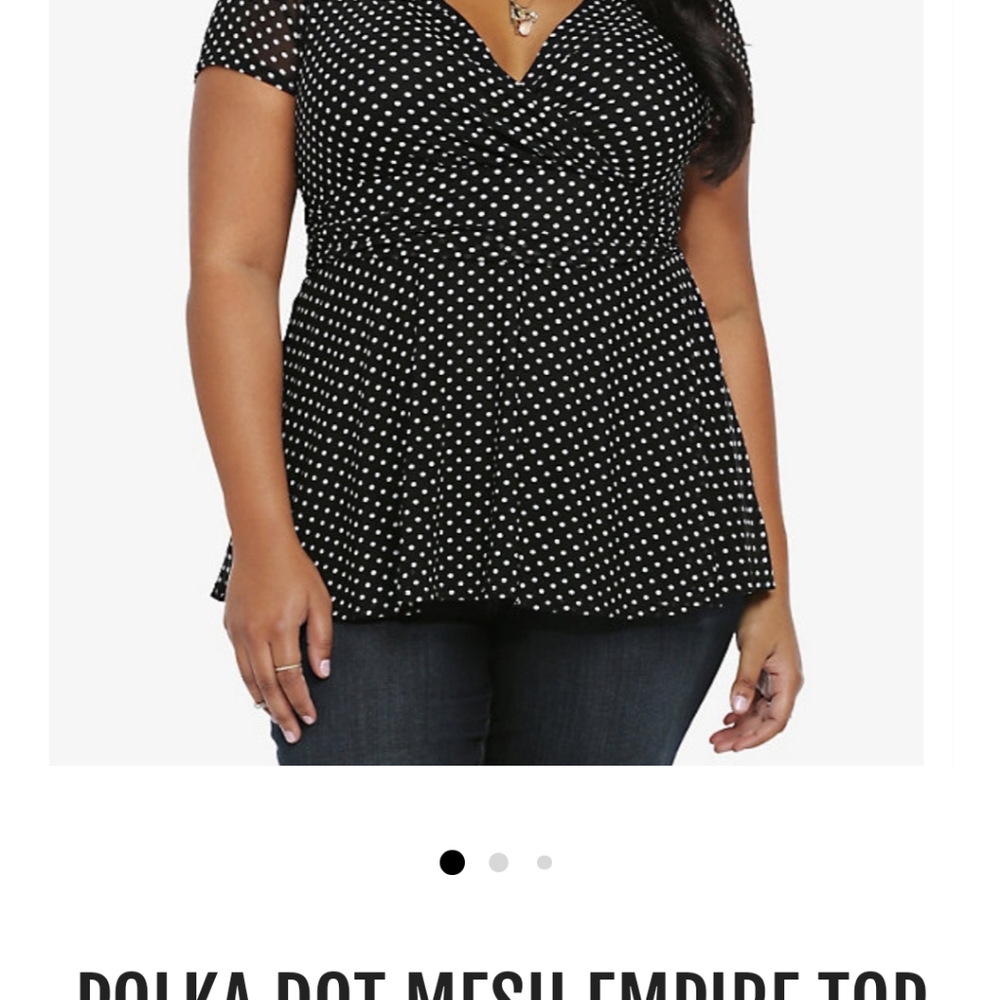 Torrid mesh empire top